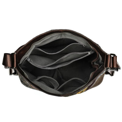 Tas Dames - Bohemien Patchwork 2-in-1 Schoudertas en Rugzak | Casual