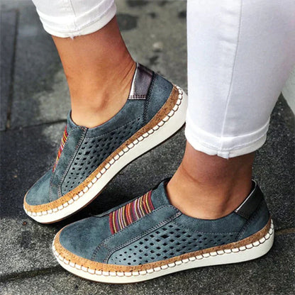 Instappers Dames - Bohemian Slip-on met Cut-out Detail | Zomer
