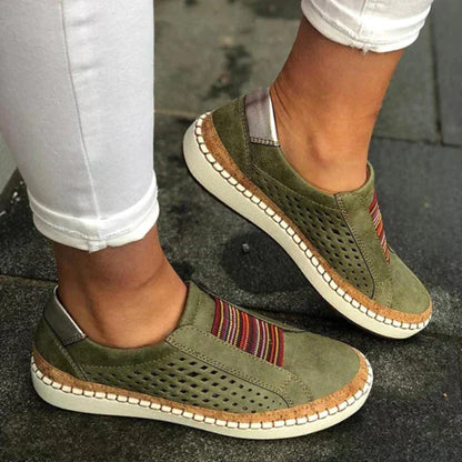 Instappers Dames - Bohemian Slip-on met Cut-out Detail | Zomer