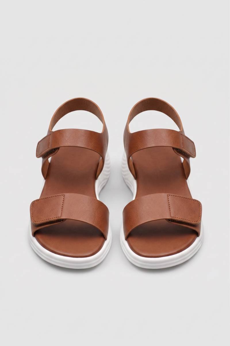 Sandalen Dames - Platform | Comfortabele Zomer Sandaal — Bruin