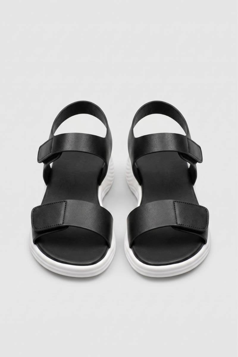 Sandalen Dames - Platform | Comfortabele Zomer Sandaal — Zwart