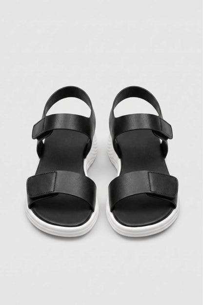 Sandalen Dames - Platform | Comfortabele Zomer Sandaal — Zwart