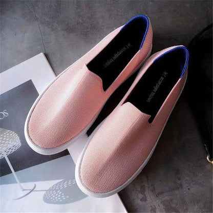 Sneakers Dames - Platte Instapper met Ronde Neus | Casual