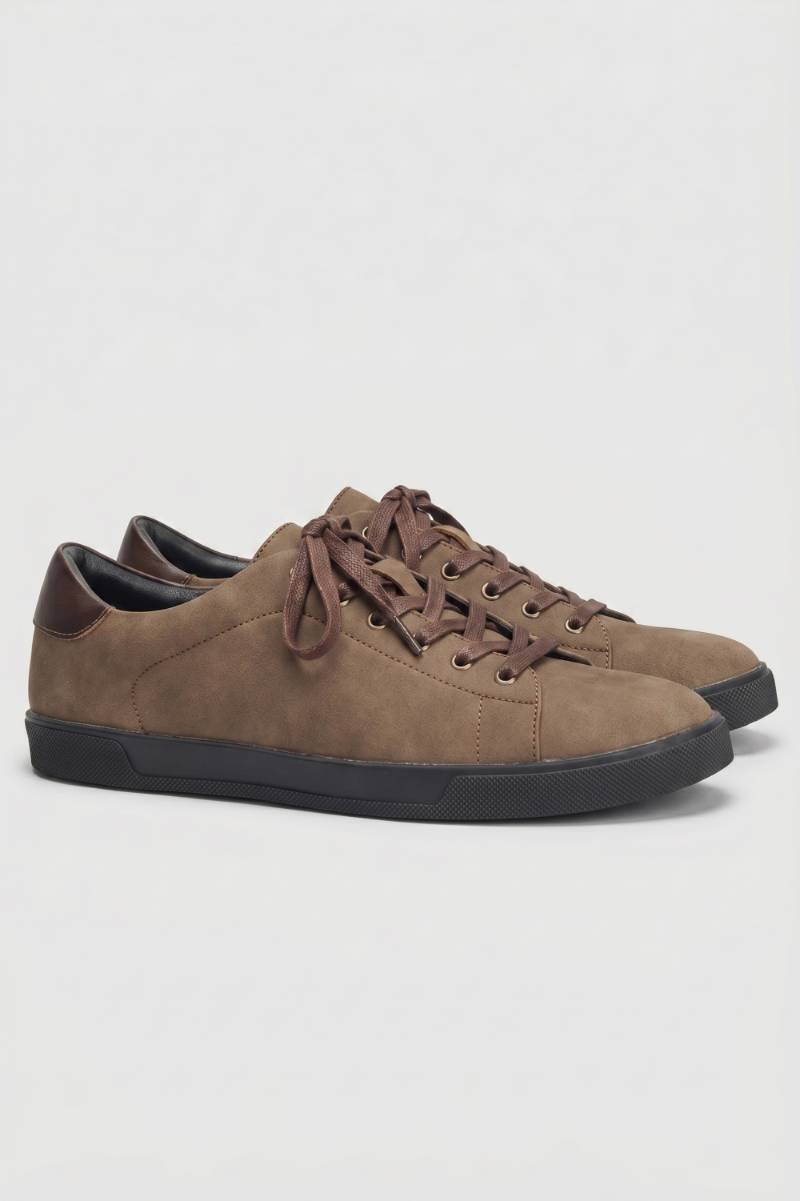 Sneakers Heren - Casual | Veters met Comfortabele Zool — Donkerbruin