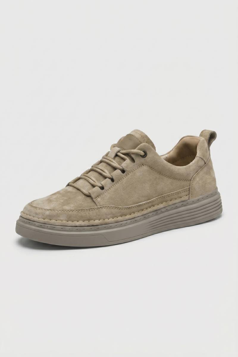 Sneakers Heren - Casual | Veters met Dikke Zool — Beige