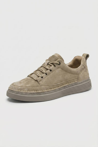Sneakers Heren - Casual | Veters met Dikke Zool — Beige