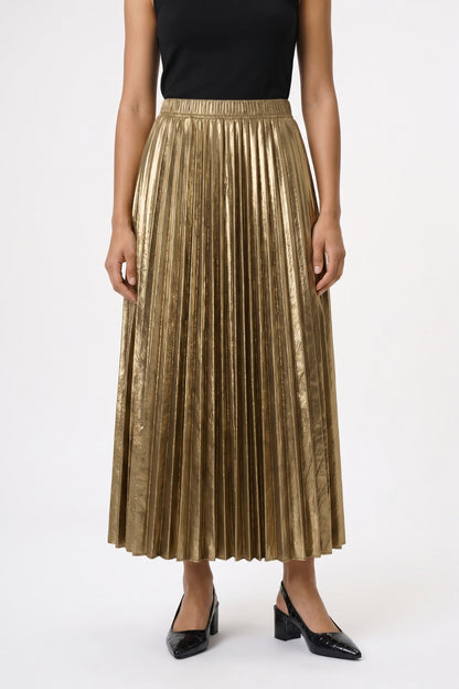Midi Rok Dames - Plissé | Elastische Taille