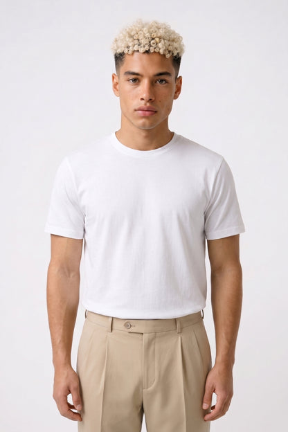 T-Shirt Heren - Casual Ronde Hals | Korte Mouwen Basic