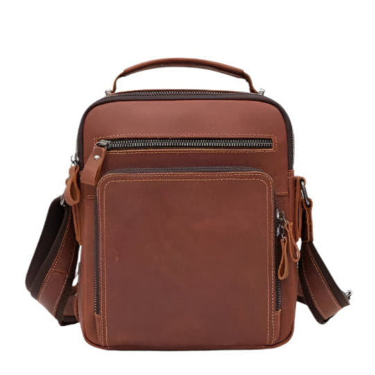 Tas Heren - Stoere Crossbody met Drie Vakken en Verstelbare Band | Casual