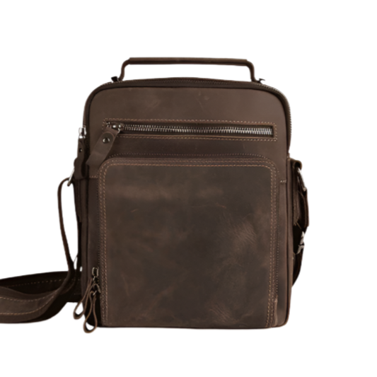 Tas Heren - Stoere Crossbody met Drie Vakken en Verstelbare Band | Casual