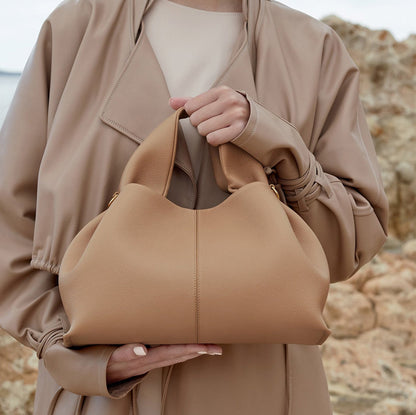 Tas Dames - Zachte Tote met Gedraaide Handgrepen en Ruime Opbergruimte
