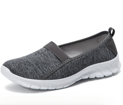 Sneakers Dames - Lichte Instapper met Elastische Band | Casual