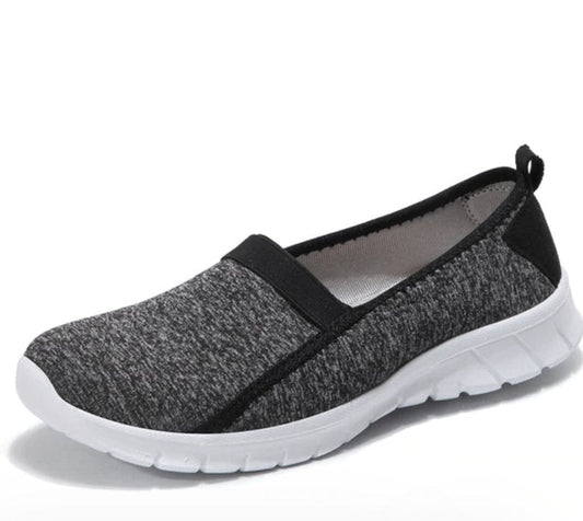 Sneakers Dames - Lichte Instapper met Elastische Band | Casual